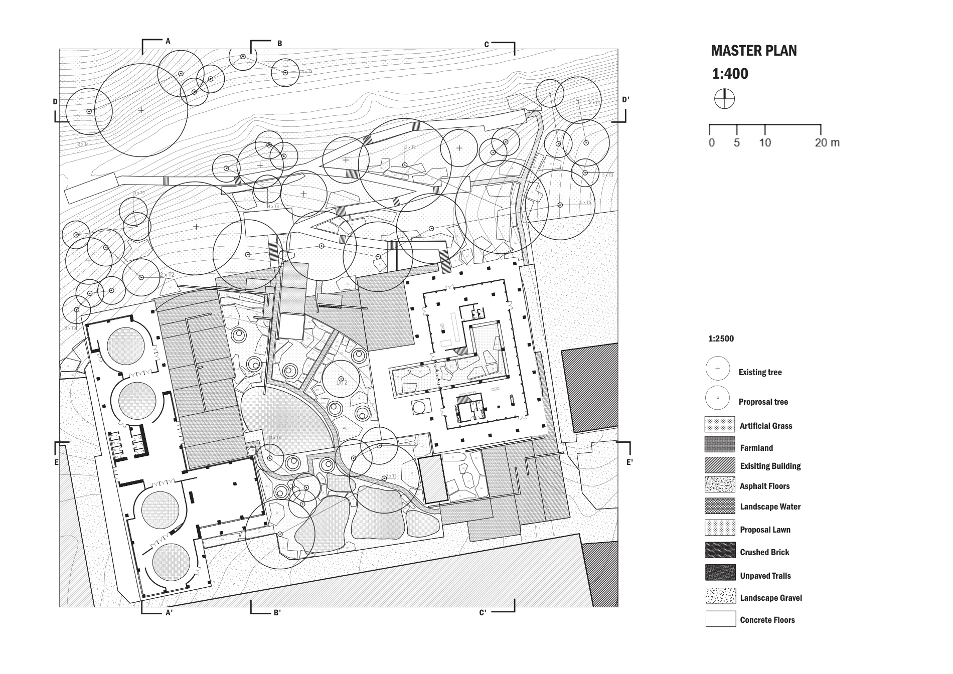 Full master plan for the selected Sound-Green site